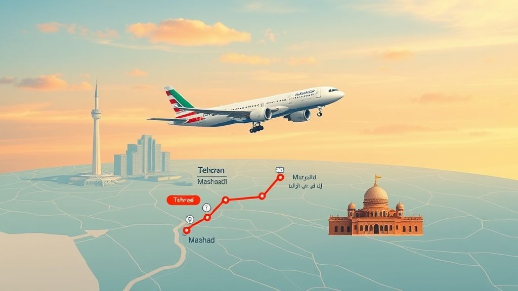 بلیط هواپیما تهران مشهد